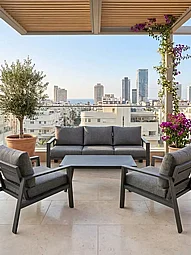 מערכת ישיבה אלומיניום 5 מקומות סופר איכותיות לצ'י מערכת ישיבה אלומיניום 5 מקומות סופר איכותיות לצ'י