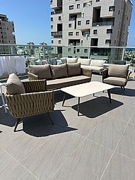 מערכת ישיבה אלומיניום לגינה ולמרפסת איכותית במיוחד דגם "קרולינה" מערכת ישיבה אלומיניום לגינה ולמרפסת איכותית במיוחד דגם "קרולינה"