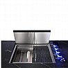 מטבח חוץ אלסקה 4 מבערים 54600 BTU כיור ומקרר בציפויי שיש+כיסוי מתנה